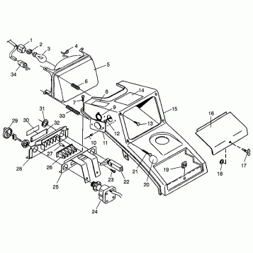 HEADLIGHT Sportsman 4x4 W948040 (4926842684A013)