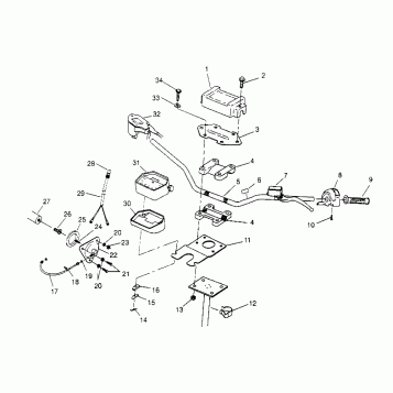 STEERING - HANDLEBAR Sportsman 4x4 W948040 (4926842684B007)