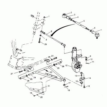 A-ARM/STRUT MOUNTING Sportsman 4x4 W948040 (4926842684B009)