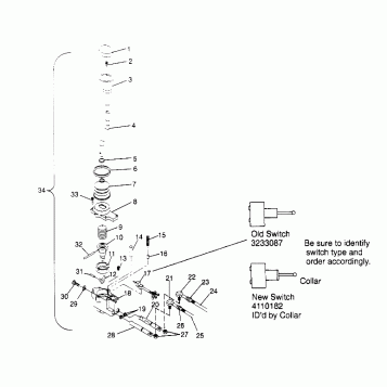 SHIFT LINKAGE ASSEMBLY Sportsman 4x4 W948040 (4926842684C006)