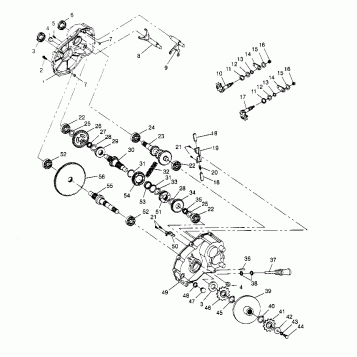 GEARCASE ASSEMBLY Sportsman 4x4 W948040 (4926842684C007)