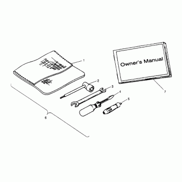 TOOL KIT ASSEMBLY Sportsman 4x4 W948040 (4926842684C010)