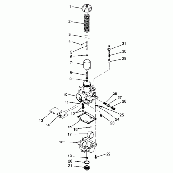 CARBURETOR Sportsman 4x4 W948040 (4926842684D002)
