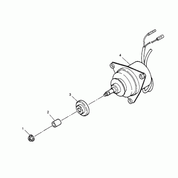 FAN MOTOR Sportsman 4x4 W948040 (4926842684D006)
