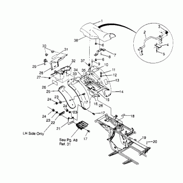 REAR CAB ASSEMBLY Magnum 2x4 W957544 (4926852685A007)