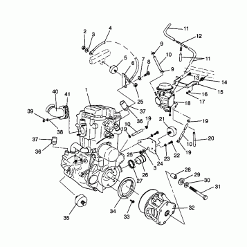 ENGINE MOUNTING Magnum 2x4 W957544 (4926852685A009)
