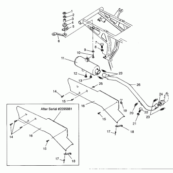 EXHAUST SYSTEM Magnum 2x4 W957544 (4926852685A011)