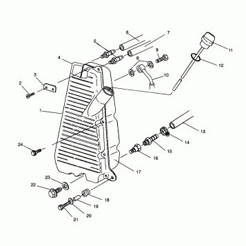 OIL TANK ASSEMBLY Magnum 2x4 W957544 (4926852685A013)