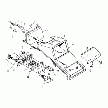 HEADLIGHT ASSEMBLY Magnum 2x4 W957544 (4926852685A014)