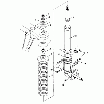 STRUT ASSEMBLY Magnum 2x4 W957544 (4926852685B002)