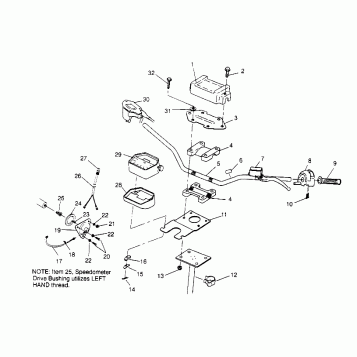 STEERING - HANDLEBAR Magnum 2x4 W957544 (4926852685B005)