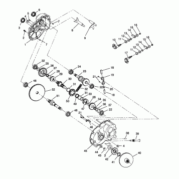 GEARCASE ASSEMBLY Magnum 2x4 W957544 (4926852685C006)