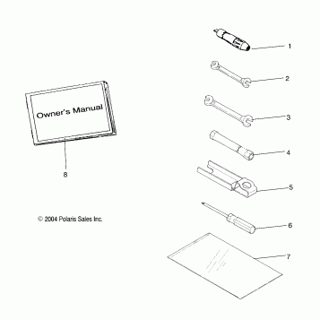 TOOL KIT ASSEMBLY Magnum 2x4 W957544 (4926852685C009)