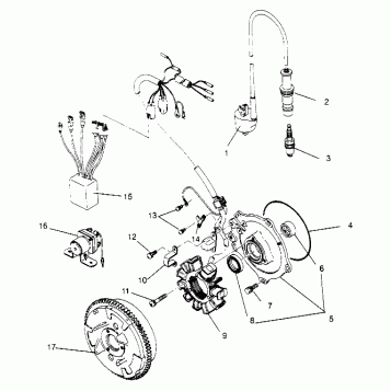 MAGNETO ASSEMBLY Magnum 2x4 W957544 (4926852685D008)