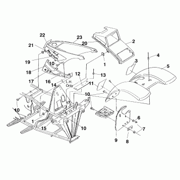 FRONT CAB ASSEMBLY - W958144 (4926862686a006)