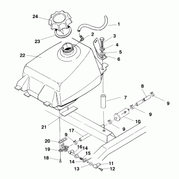 FUEL TANK ASSEMBLY - W958144 (4926862686a012)