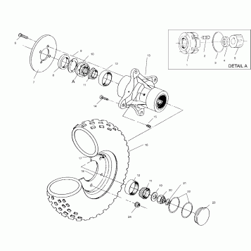 FRONT WHEEL ASSEMBLY - W958144 (4926862686b007)
