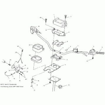 STEERING - HANDLEBAR - W958144 (4926862686b009)