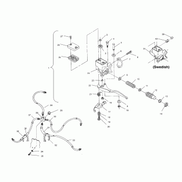 CONTROLS - MASTER CYLINDER/BRAKE LINE - W958144 (4926862686b012)
