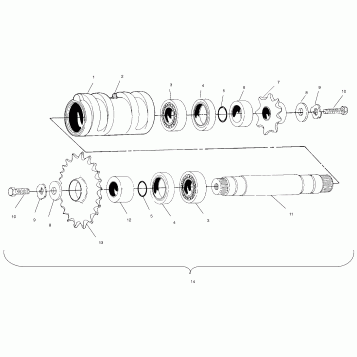 CENTER TIGHTENER ASSEMBLY - W958144 (4926862686c001)