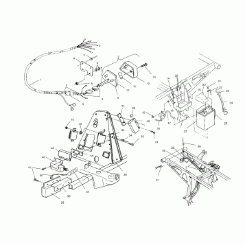 ELECTRICAL/TAILLIGHT ASSEMBLY - W958144 (4926862686c013)