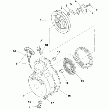 RECOIL STARTER - W958144 (4926862686d011)