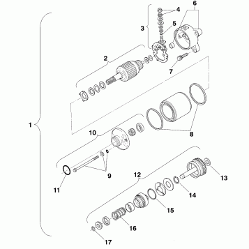 STARTING MOTOR - W958144 (4926862686d012)