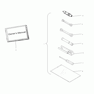 TOOL KIT ASSEMBLY - W958144 (4926862686e001)