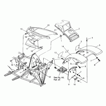FRONT CAB ASSEMBLY SWEDISH 4x4 400L S948140 (4926912691A006)
