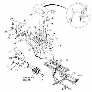 REAR CAB ASSEMBLY SWEDISH 4x4 400L S948140 (4926912691A007)