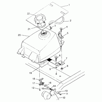 FUEL TANK ASSEMBLY SWEDISH 4x4 400L S948140 (4926912691A013)