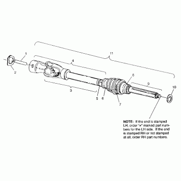 CV JOINT SWEDISH 4x4 400L S948140 (4926912691B004)