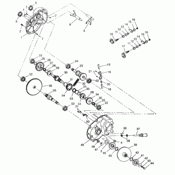 GEARCASE ASSEMBLY SWEDISH 4x4 400L S948140 (4926912691C008)