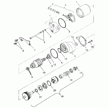 STARTING MOTOR SWEDISH 4x4 400L S948140 (4926912691D005)