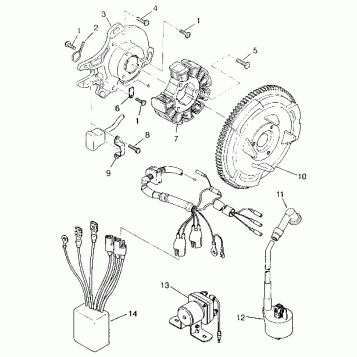 MAGNETO ASSEMBLY SWEDISH 4x4 400L S948140 (4926912691D006)