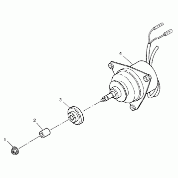 FAN MOTOR SWEDISH 4x4 400L S948140 (4926912691D007)