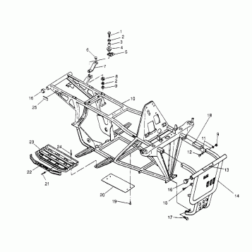 FRAME ASSEMBLY Sport 400L W948540 (4927232723A007)