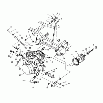 ENGINE MOUNTING Sport 400L W948540 (4927232723A008)