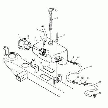 OIL TANK ASSEMBLY Sport 400L W948540 (4927232723A012)