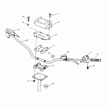 STEERING - HANDLEBAR Sport 400L W948540 (4927232723B004)