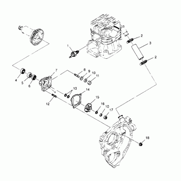 WATER PUMP Sport 400L W948540 (4927232723C010)