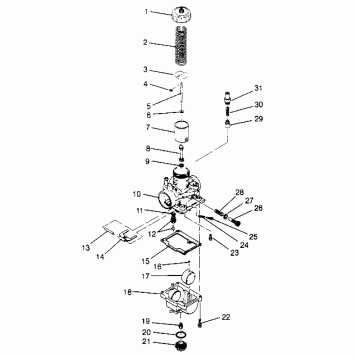 CARBURETOR Sport 400L W948540 (4927232723C012)