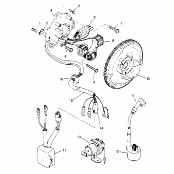 MAGNETO ASSEMBLY Sport 400L W948540 (4927232723D001)