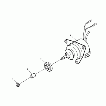 FAN MOTOR Sport 400L W948540 (4927232723D002)
