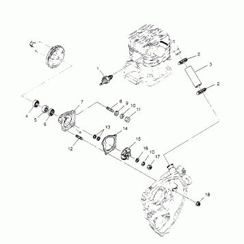 WATER PUMP Scrambler W957840 (4927252725D001)