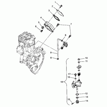 OIL PUMP Scrambler W957840 (4927252725D002)