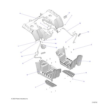 BODY, REAR CAB and FOOTWELL - A25SYE85AL (C102732)