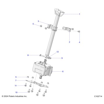 STEERING, STEERING POST ASM. - A25SGE95AT (C102714)
