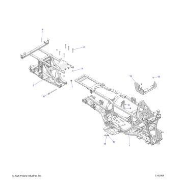 CHASSIS, FRAME - A26SKE57A1 (C102809)
