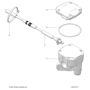 STEERING, CONTROLS, THROTTLE ASM. and CABLE - A22SXN85A4 (C0210107-1)